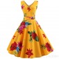Summer Women Dress Elegant Vintage Floral 1 JN